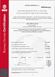 Certifikát systému managementu jakosti ISO 9001
